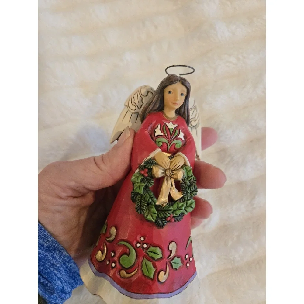 Jim Shore Joy To Our World Christmas Angel Figurine 5
